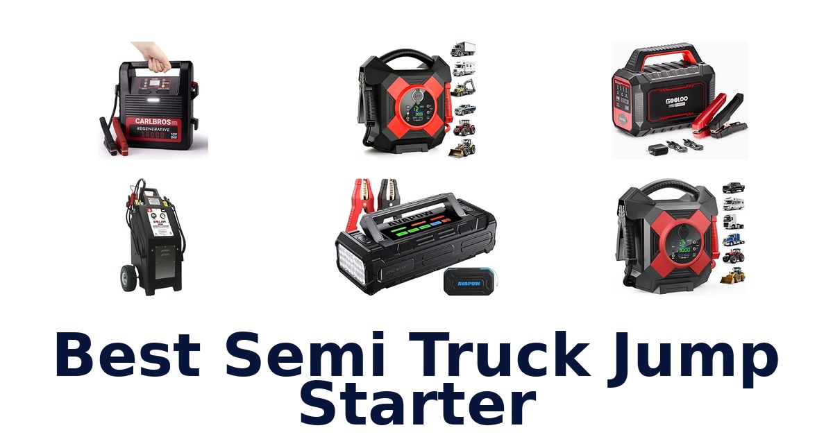 Best Semi Truck Jump Starter