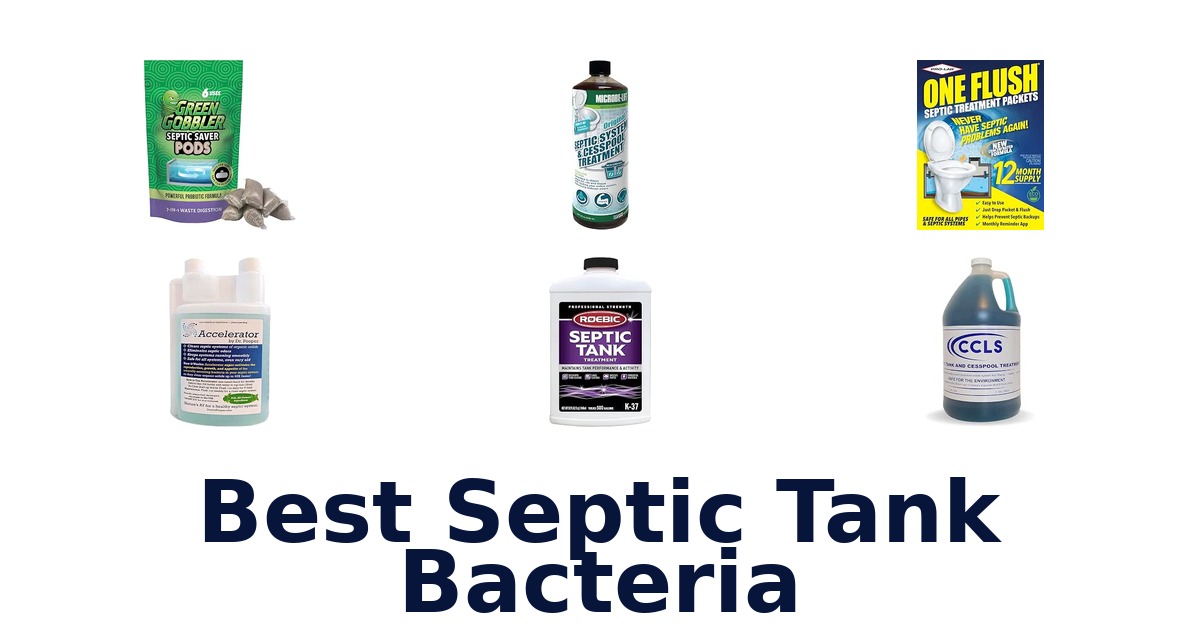 Best Septic Tank Bacteria