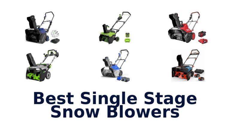 Best Single Stage Snow Blowers