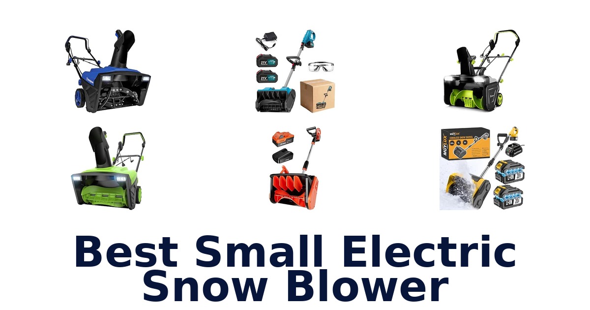 Best Small Electric Snow Blower