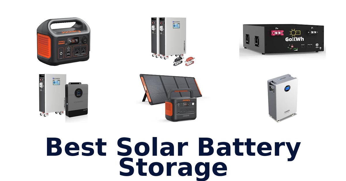 Best Solar Battery Storage