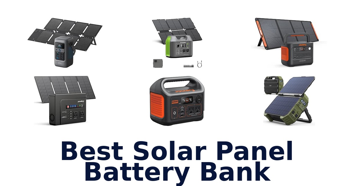 Best Solar Panel Battery Bank