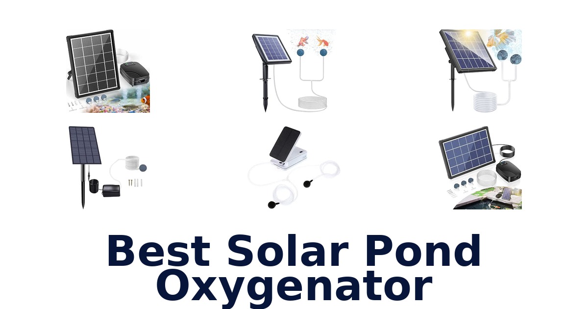 Best Solar Pond Oxygenator