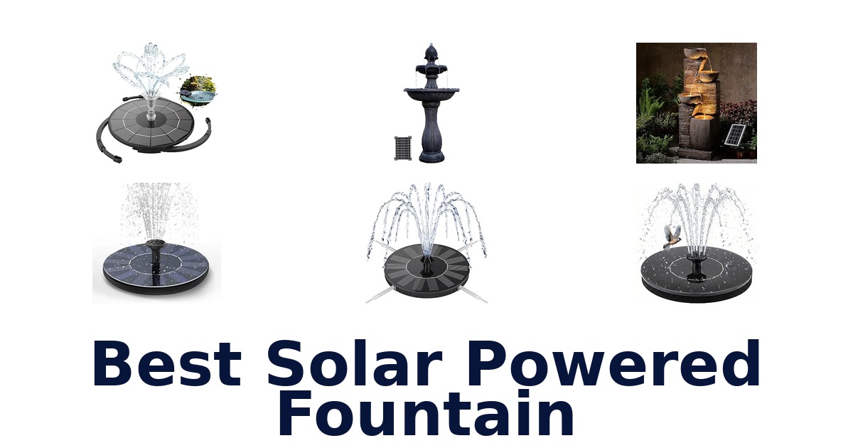 Best Solar Powered Fountain