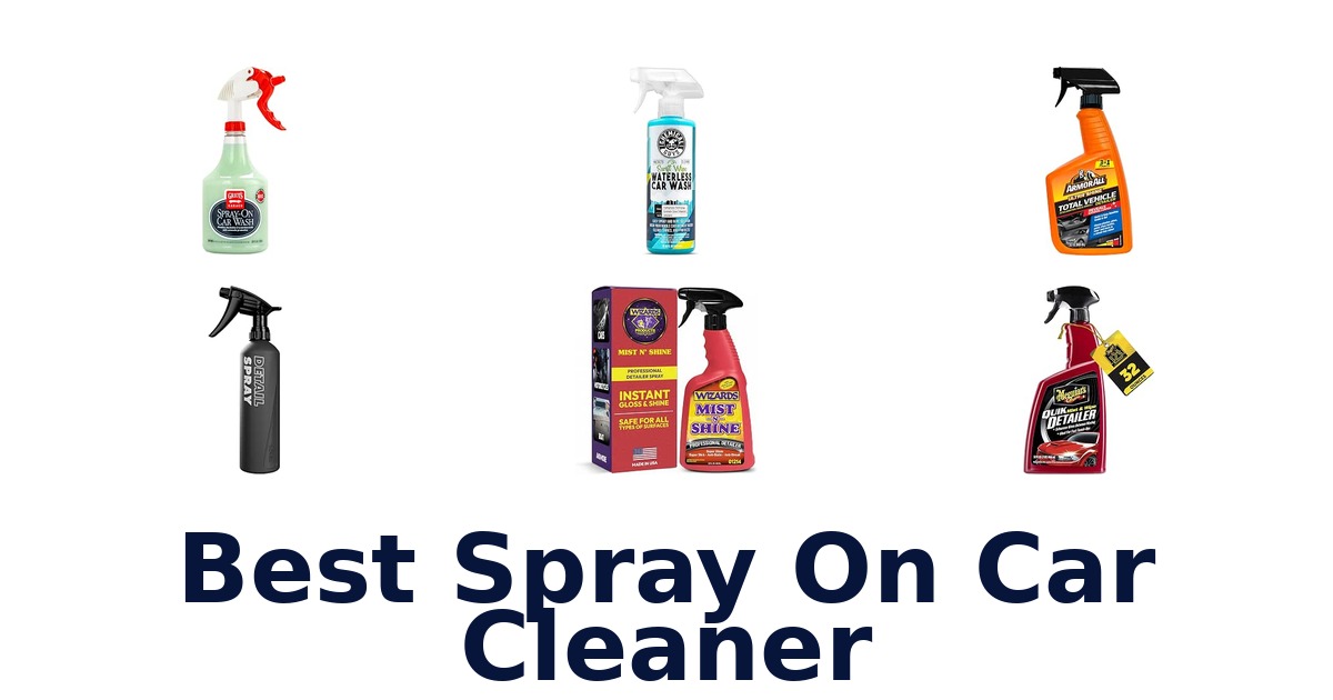 Best Spray On Car Cleaner