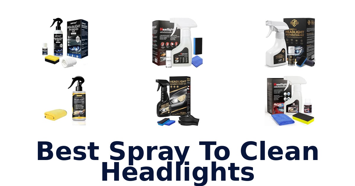 Best Spray To Clean Headlights