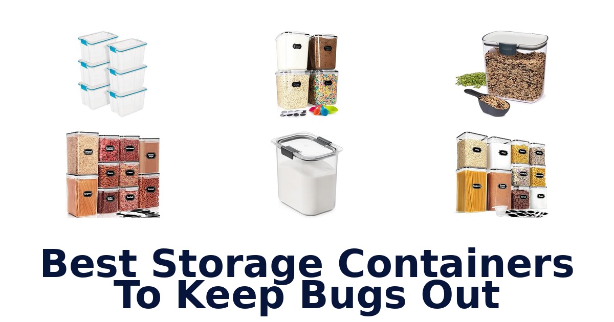 Best Storage Containers To Keep Bugs Out