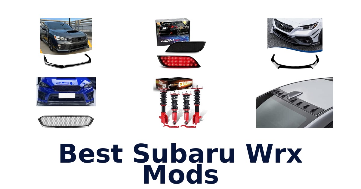 Best Subaru Wrx Mods