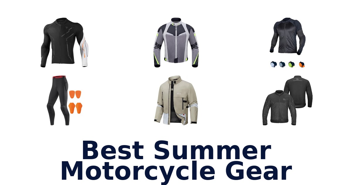 Best Summer Motorcycle Gear