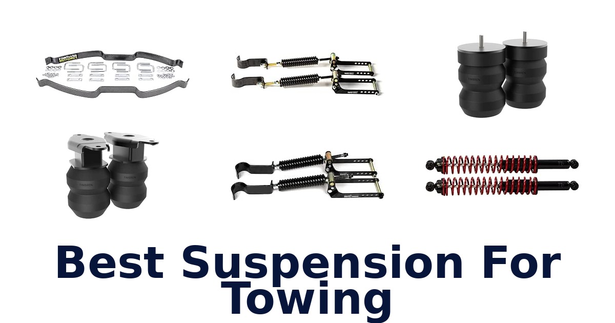 Best Suspension For Towing