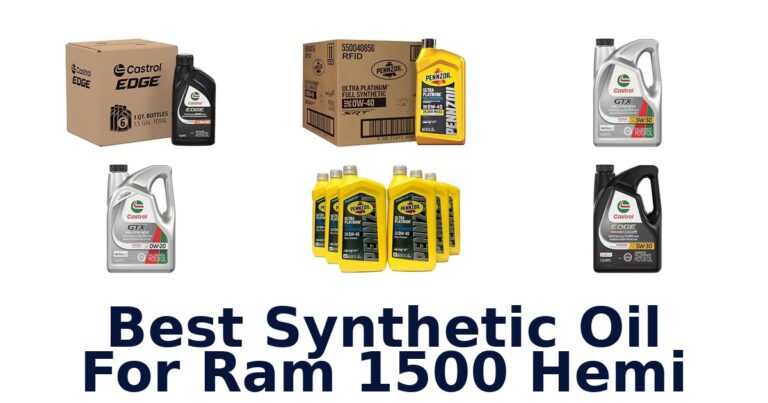 Best Synthetic Oil For Ram 1500 Hemi