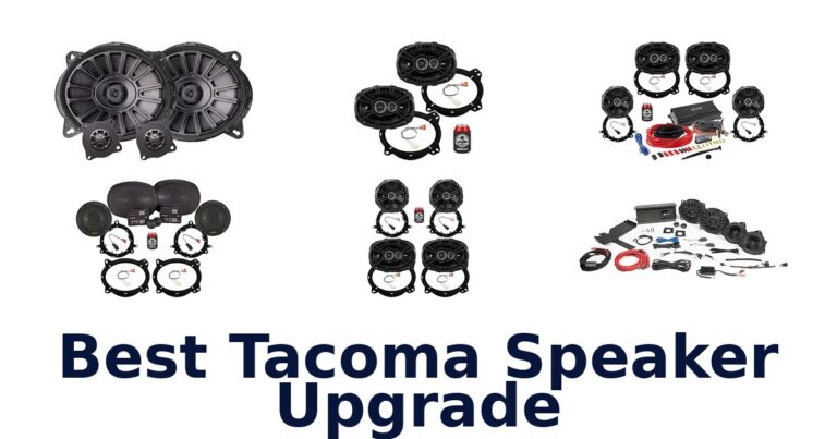 Best Tacoma Speaker Upgrade