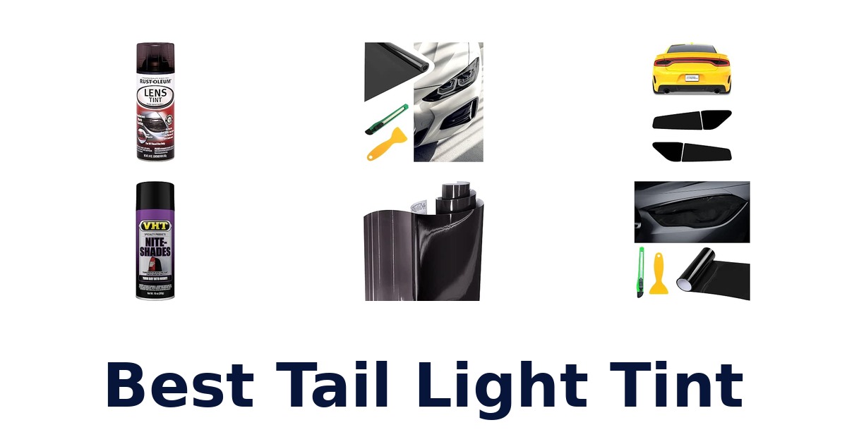 Best Tail Light Tint
