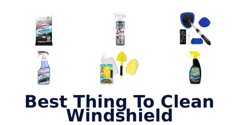 Best Thing To Clean Windshield