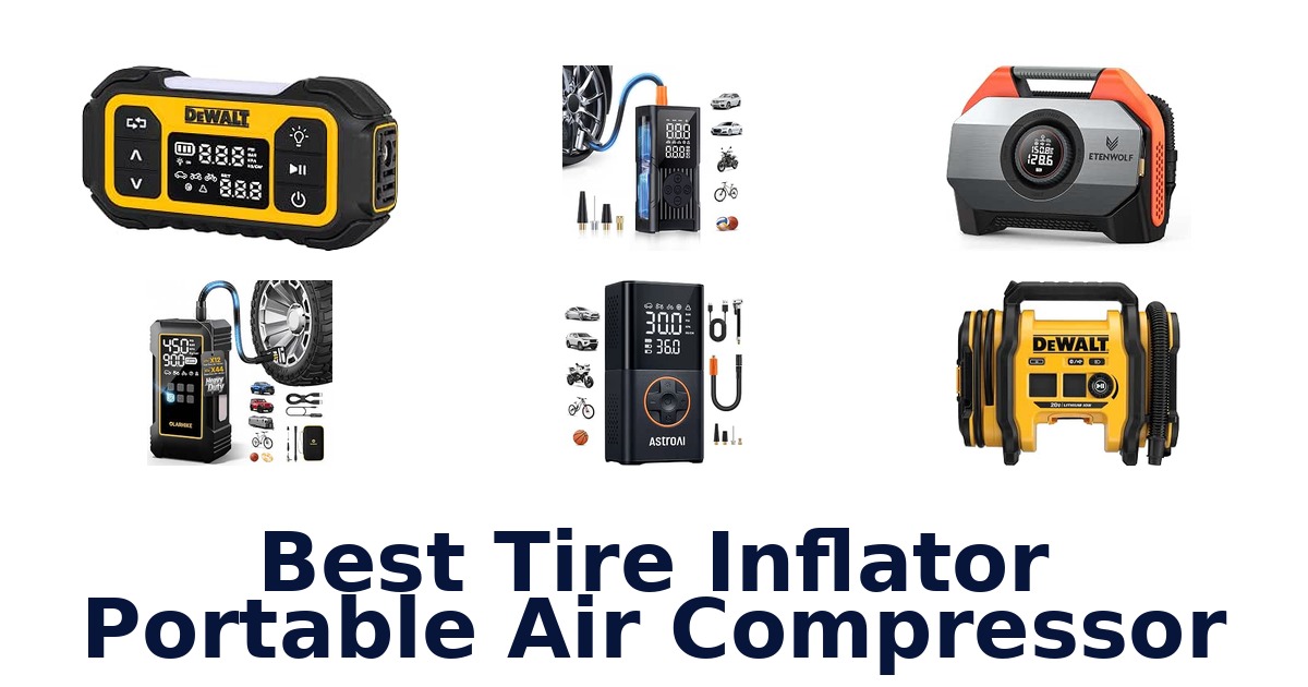 Best Tire Inflator Portable Air Compressor