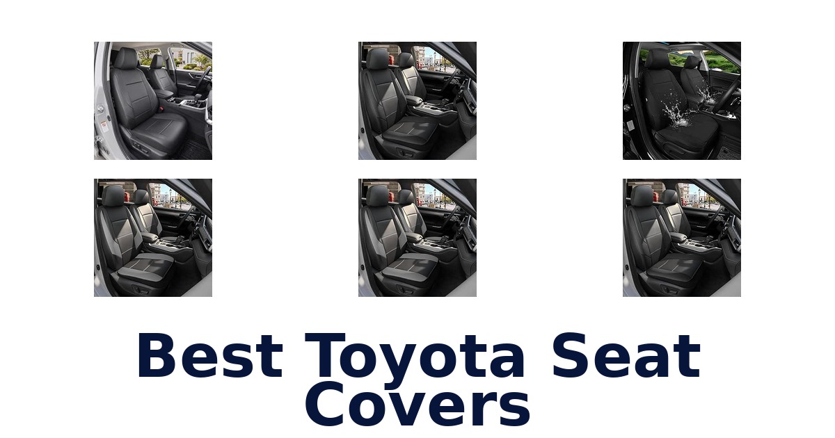 Best Toyota Seat Covers