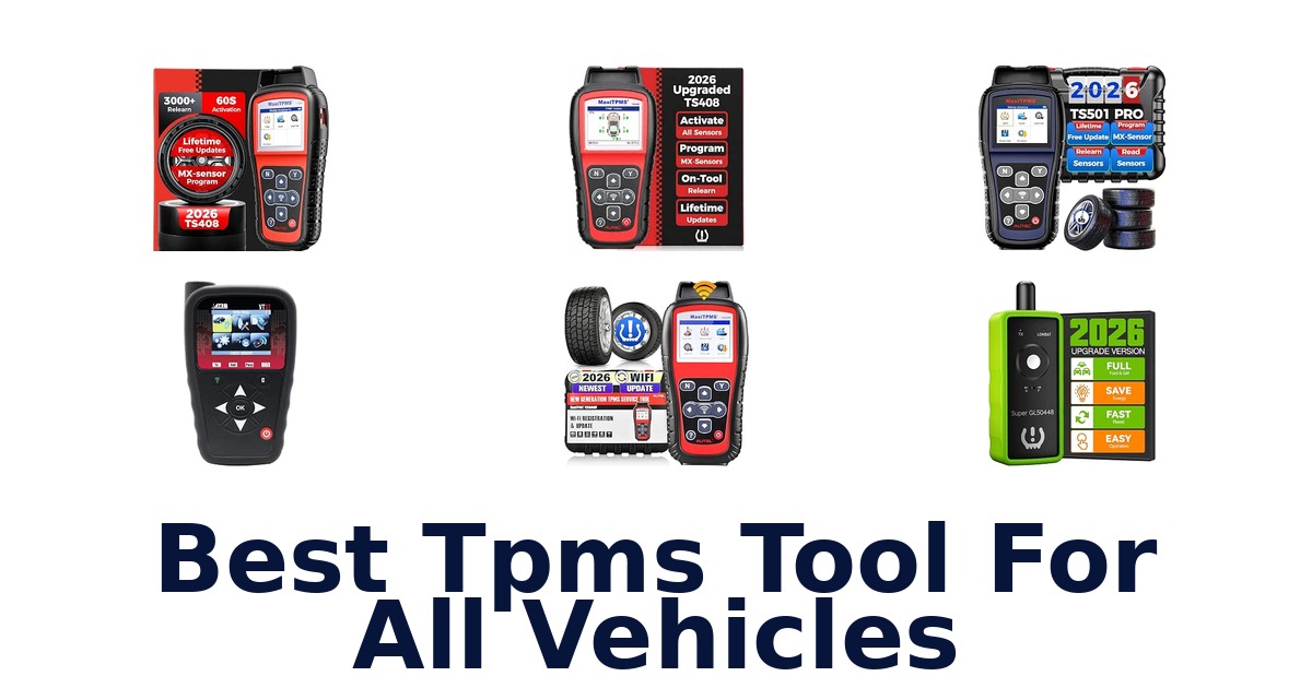 Best Tpms Tool For All Vehicles