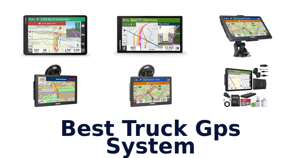 Best Truck Gps System