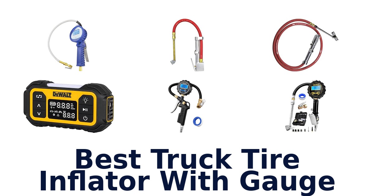 Best Truck Tire Inflator With Gauge