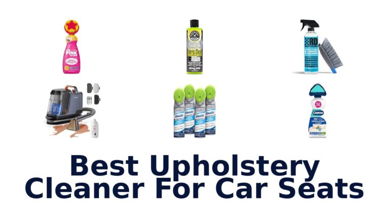 Best Upholstery Cleaner For Car Seats