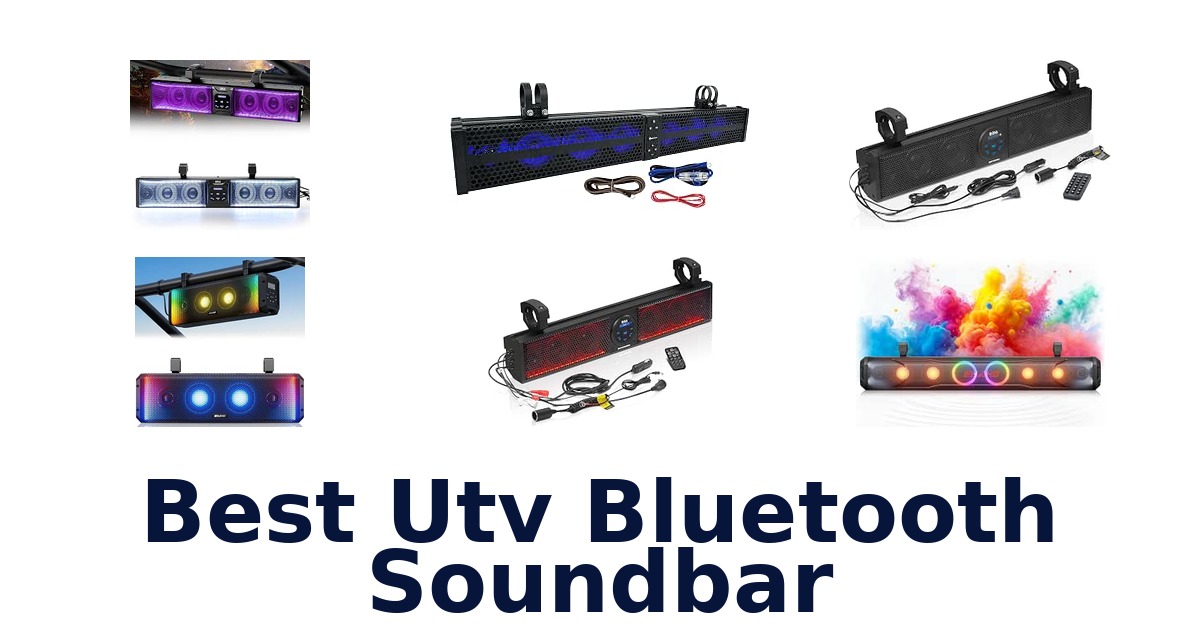 Best Utv Bluetooth Soundbar