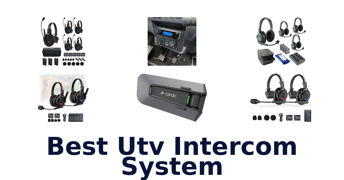Best Utv Intercom System