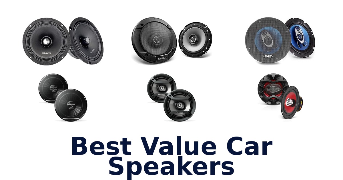 Best Value Car Speakers