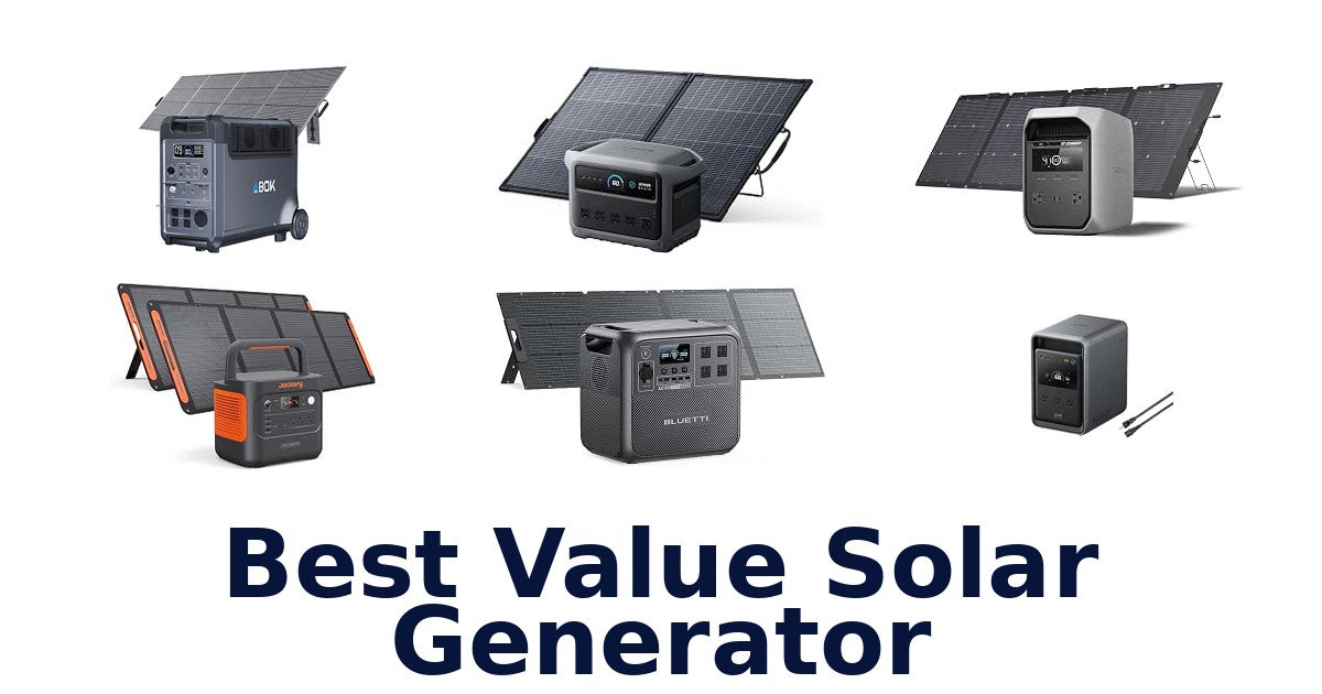 Best Value Solar Generator