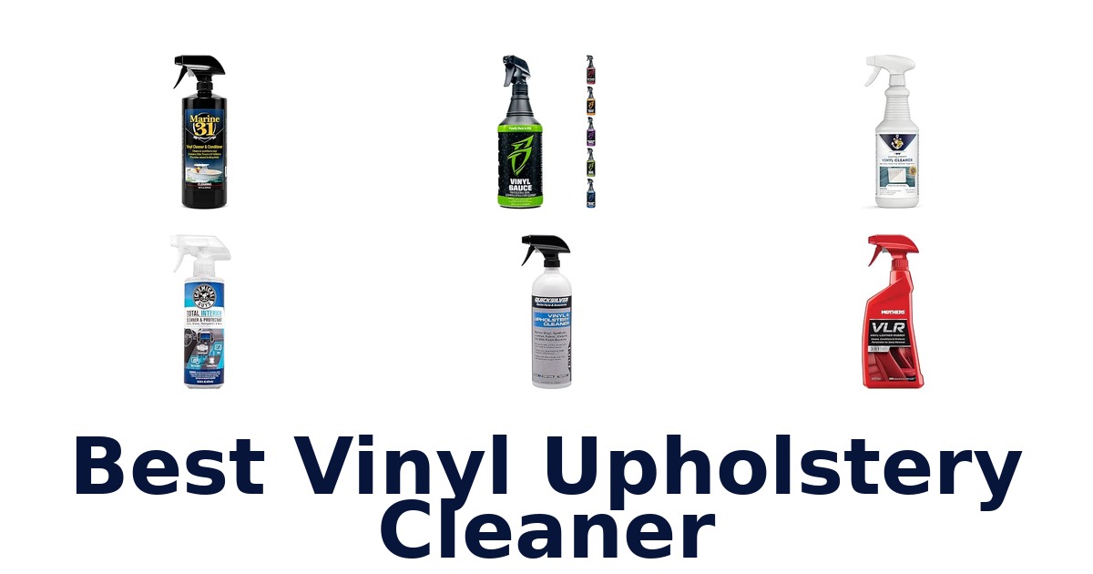 Best Vinyl Upholstery Cleaner
