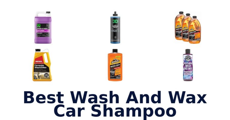 Best Wash And Wax Car Shampoo