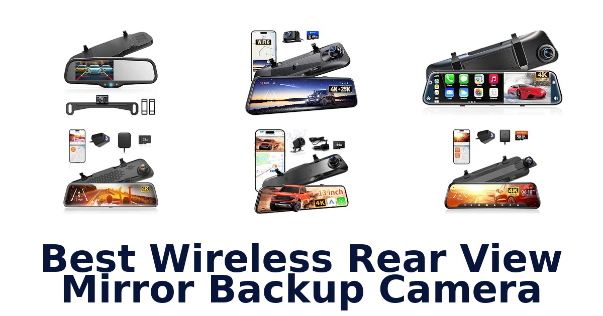 Best Wireless Rear View Mirror Backup Camera